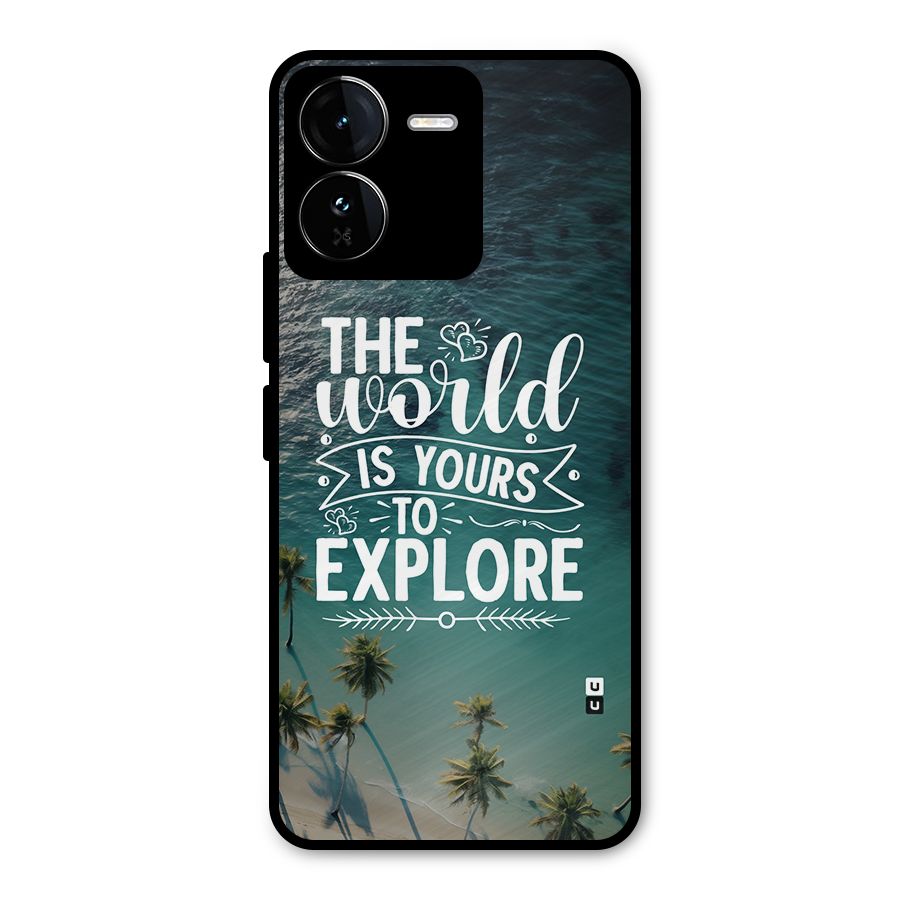 World To Explore Metal Back Case for iQOO Z9