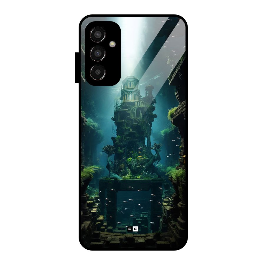 World Under Water Glass Back Case for Galaxy F13