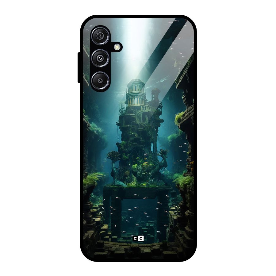 World Under Water Glass Back Case for Galaxy M34 5G