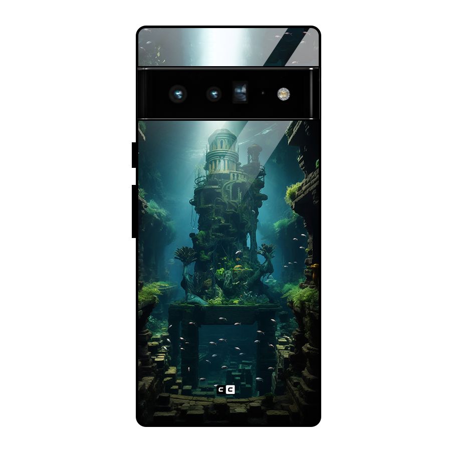 World Under Water Glass Back Case for Google Pixel 6 Pro