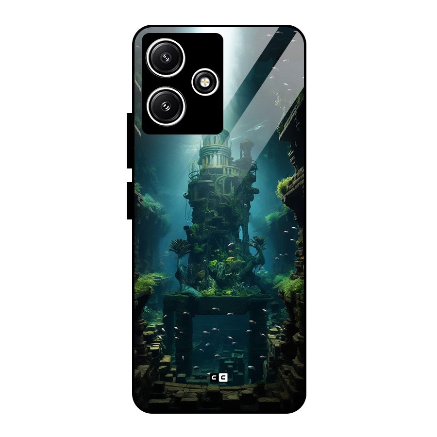 World Under Water Glass Back Case for Poco M6 Pro