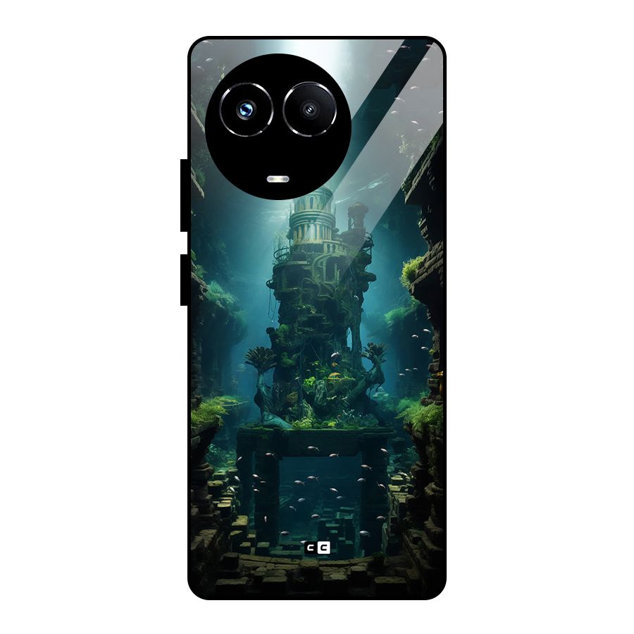 World Under Water Glass Back Case for Realme Narzo 60X