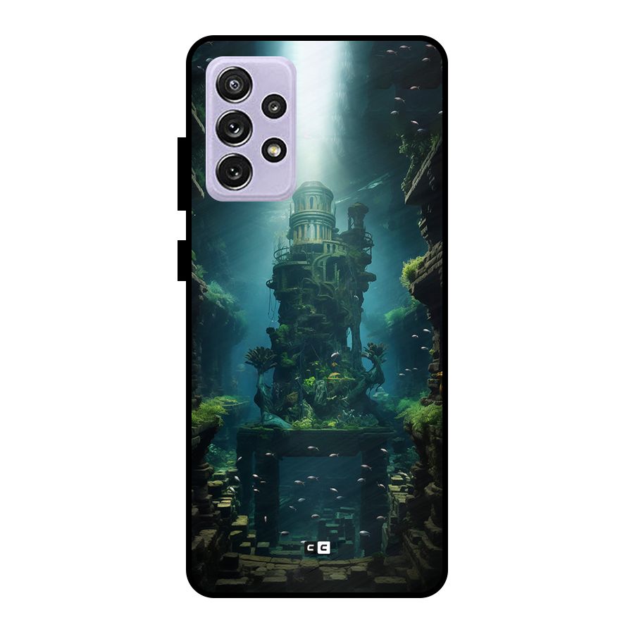 World Under Water Metal Back Case for Galaxy A72