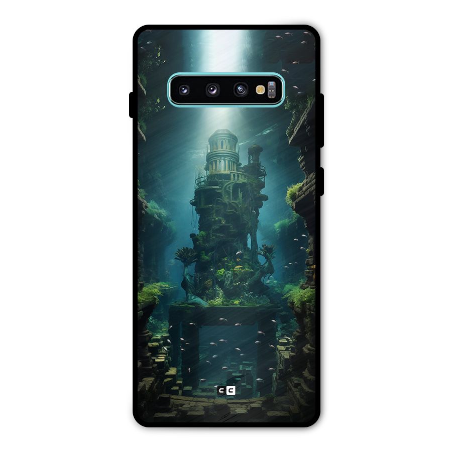 World Under Water Metal Back Case for Galaxy S10 Plus