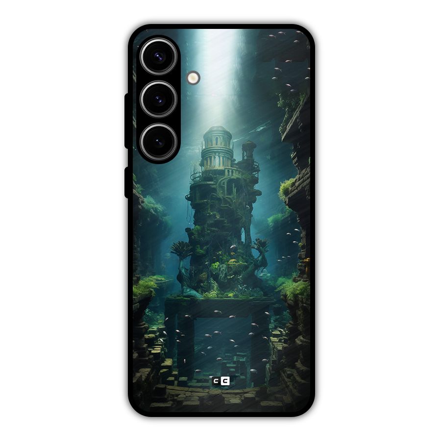 World Under Water Metal Back Case for Galaxy S24 Plus