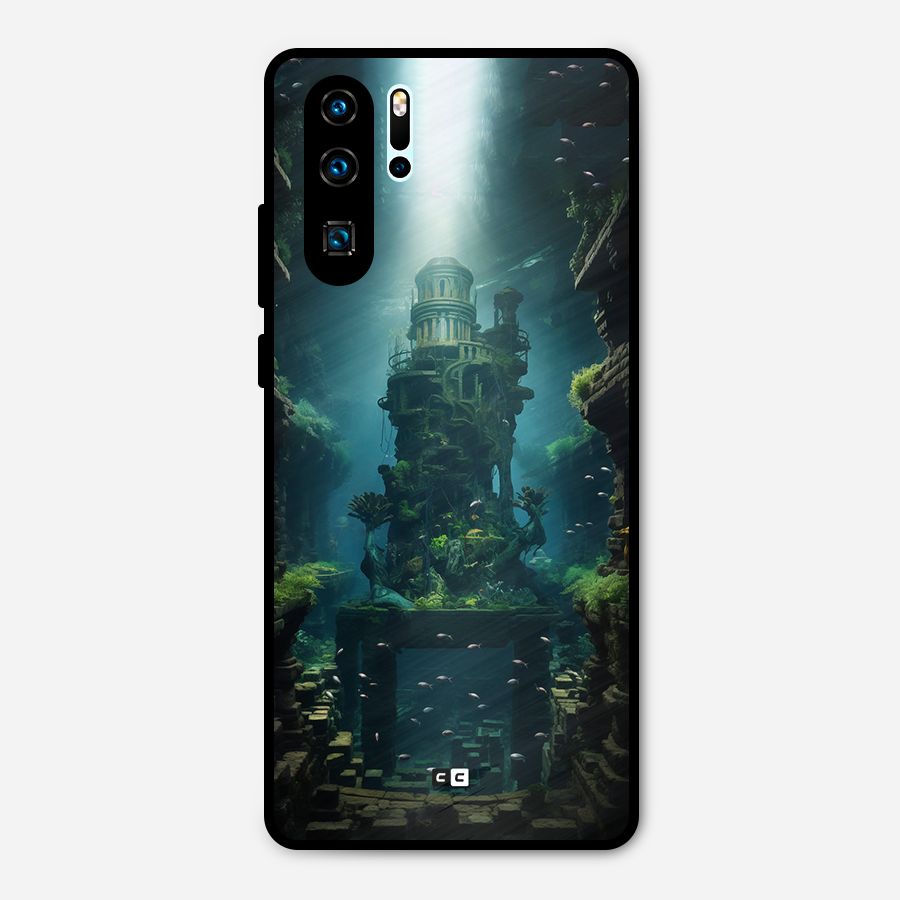 World Under Water Metal Back Case for Huawei P30 Pro