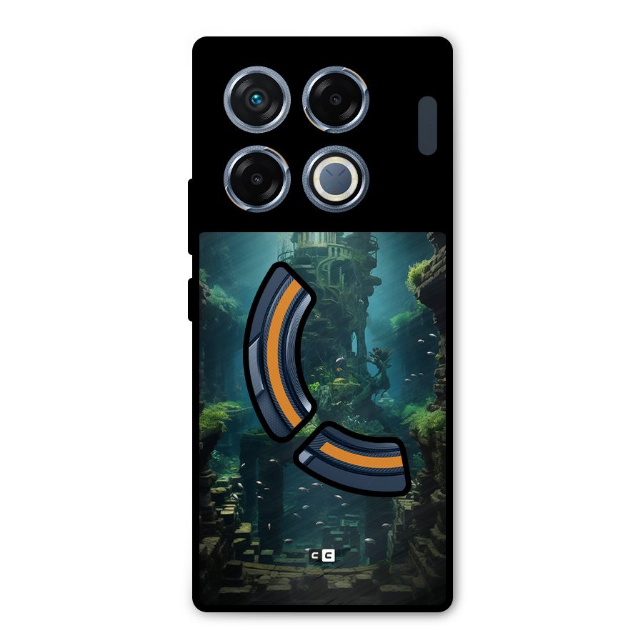 World Under Water Metal Back Case for Infinix GT 20 Pro