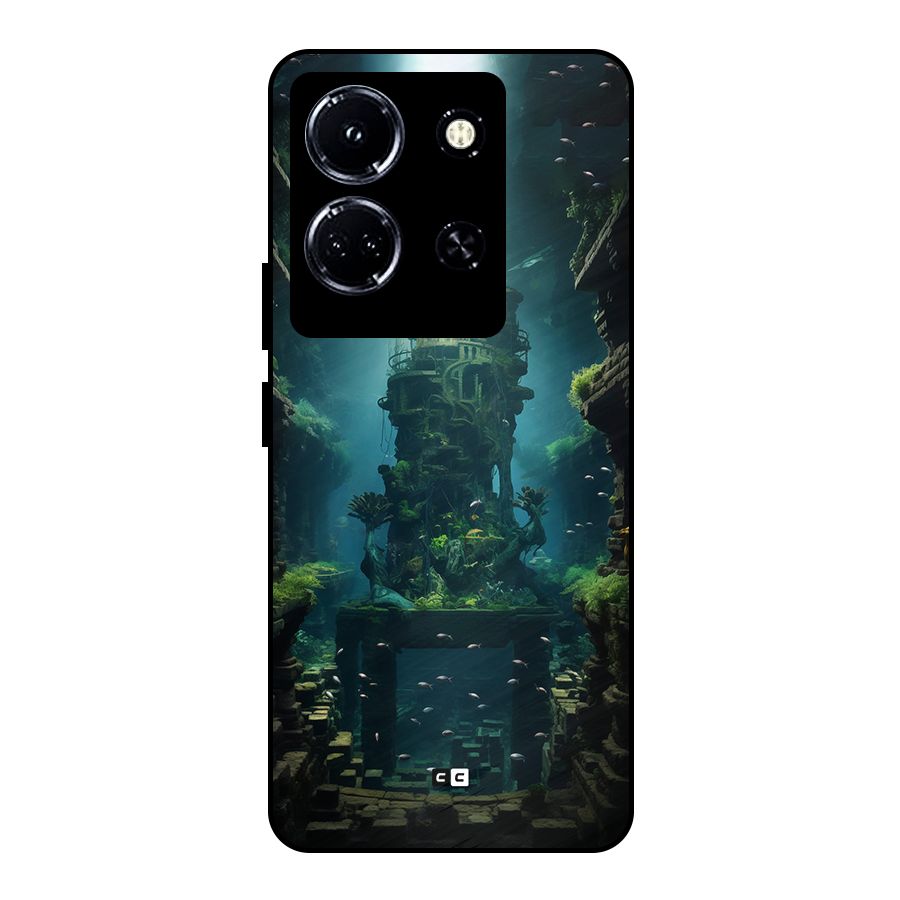 World Under Water Metal Back Case for Infinix Note 30 5G
