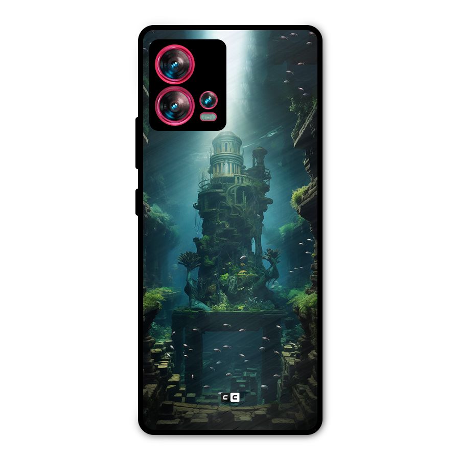 World Under Water Metal Back Case for Motorola Edge 30 Fusion