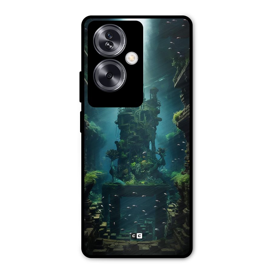 World Under Water Metal Back Case for Oppo A79 5G