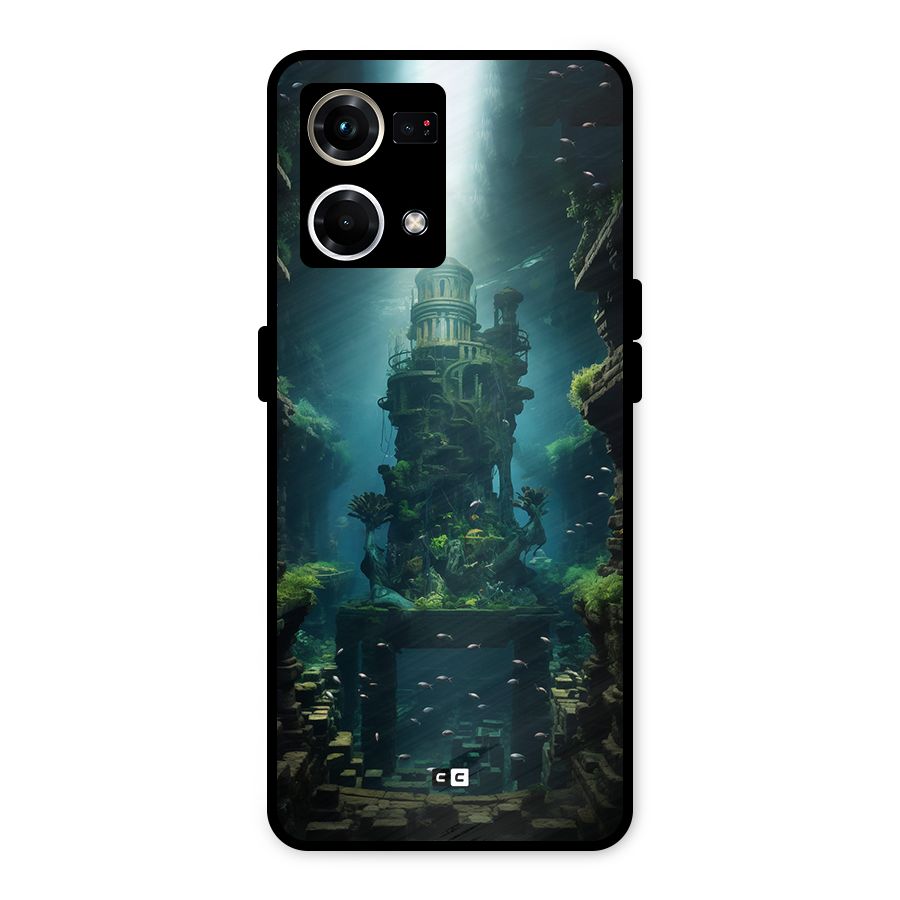 World Under Water Metal Back Case for Oppo F21s Pro 4G