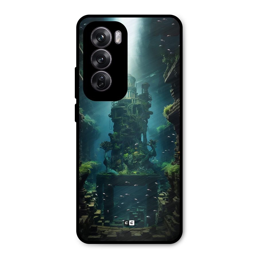 World Under Water Metal Back Case for Oppo Reno12 Pro