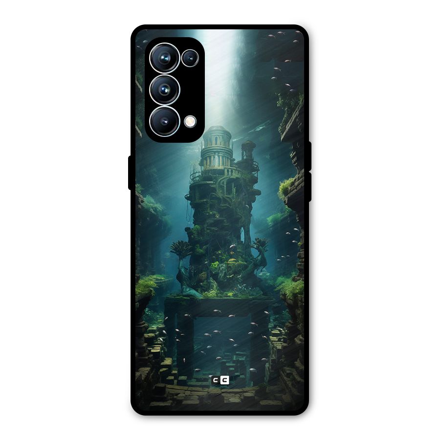 World Under Water Metal Back Case for Oppo Reno5 Pro 5G