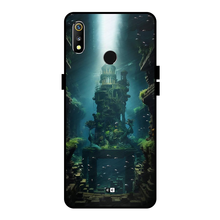 World Under Water Metal Back Case for Realme 3i