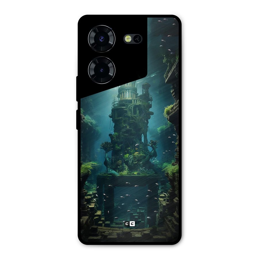 World Under Water Metal Back Case for Tecno Pova 5 Pro 5G