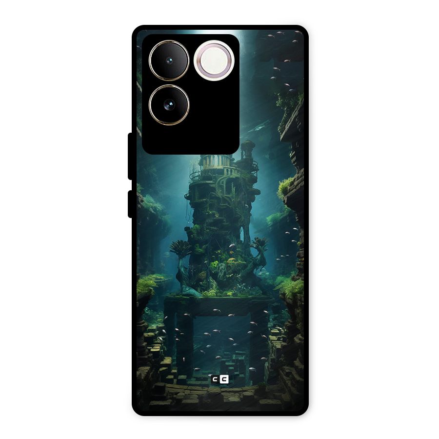 World Under Water Metal Back Case for Vivo T2 Pro