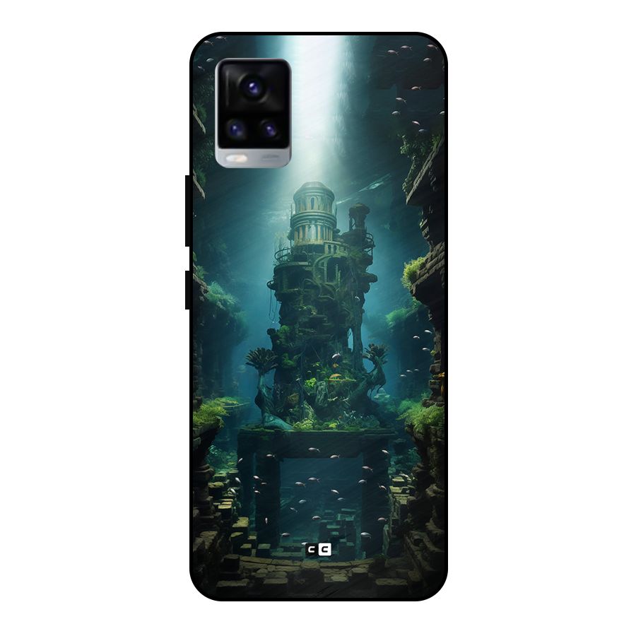 World Under Water Metal Back Case for Vivo V20 2021