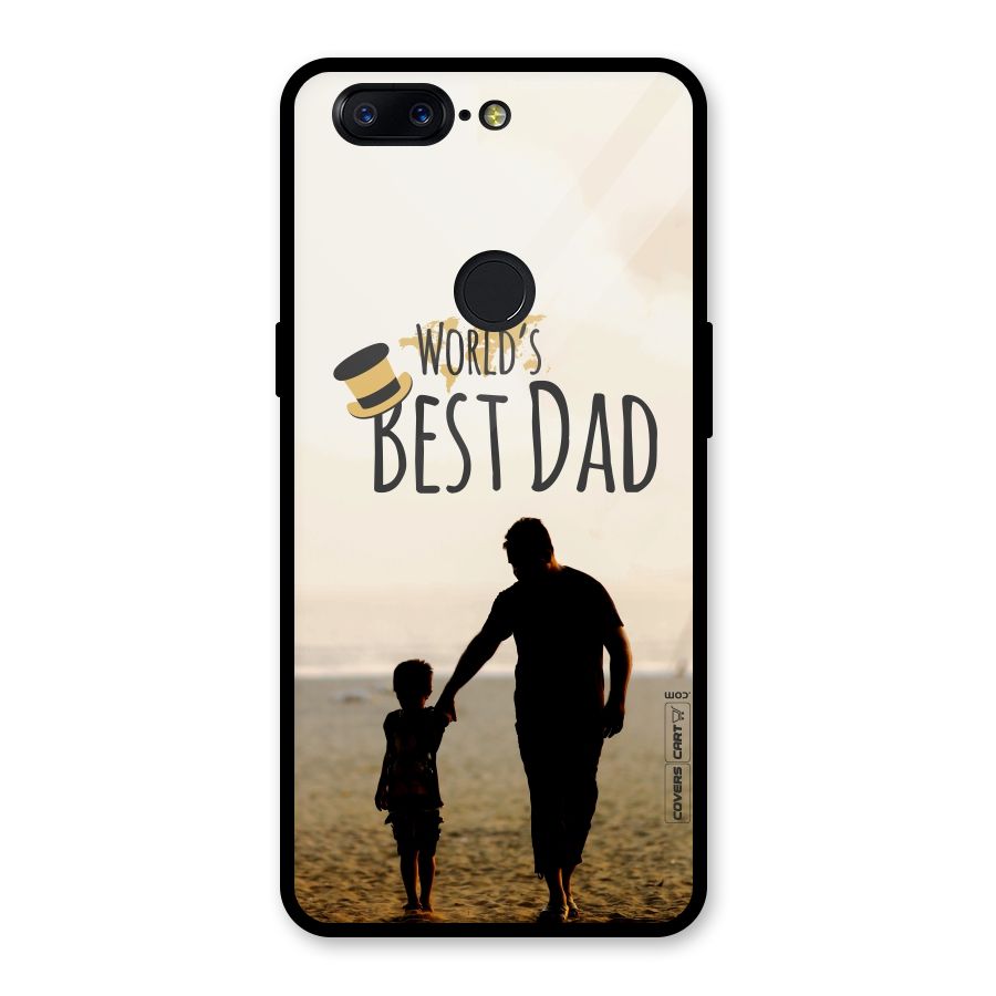 Worlds Best Dad Glass Back Case for OnePlus 5T