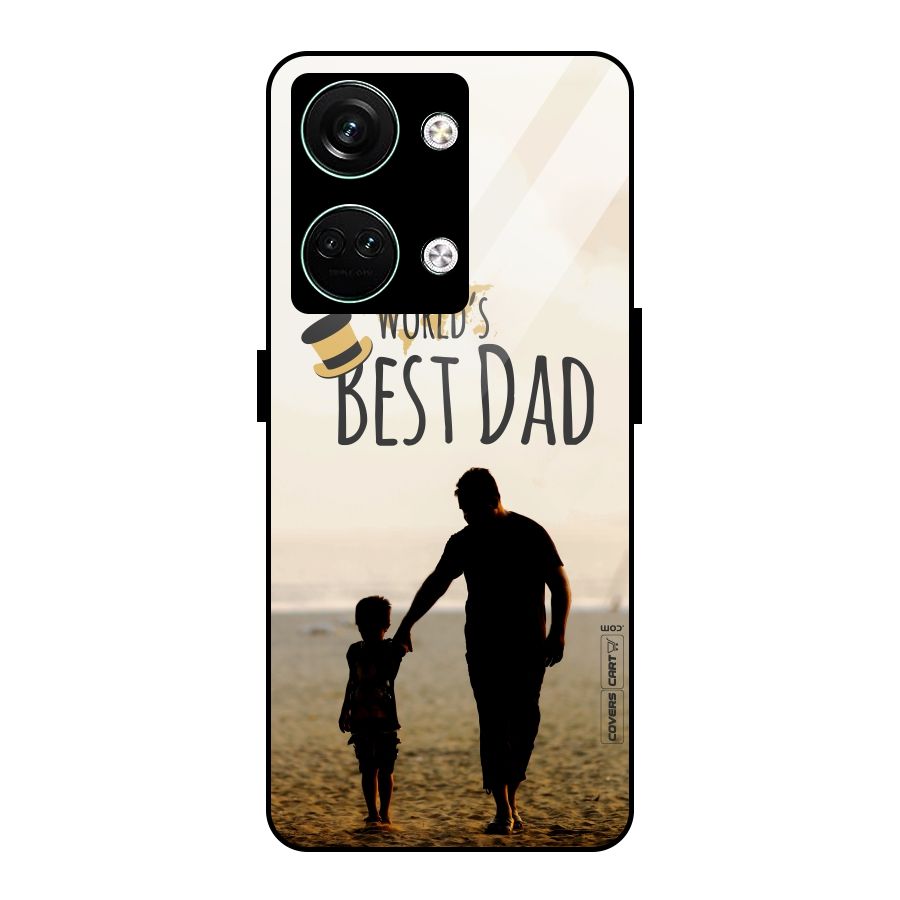 Worlds Best Dad Glass Back Case for Oneplus Nord 3