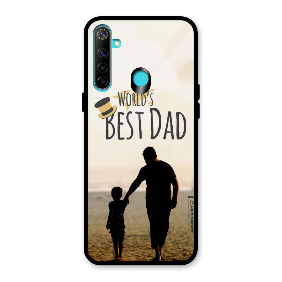 Worlds Best Dad Glass Back Case for Realme 5i