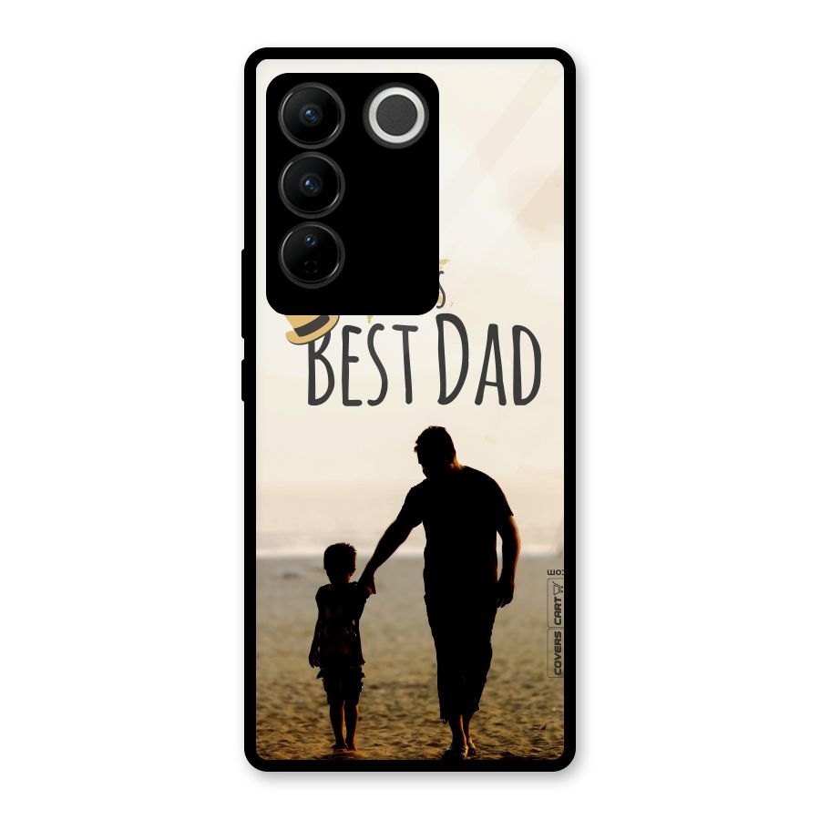 Worlds Best Dad Glass Back Case for Vivo V27