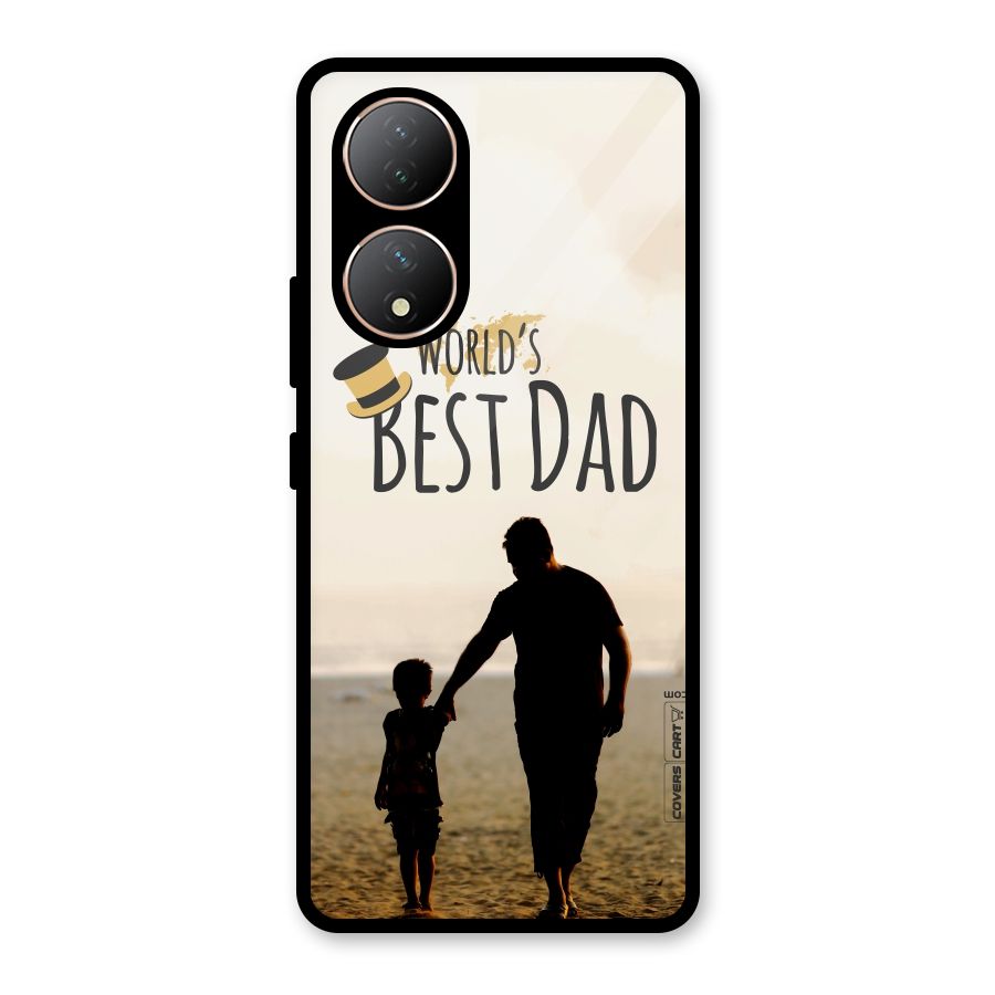 Worlds Best Dad Glass Back Case for Vivo Y100