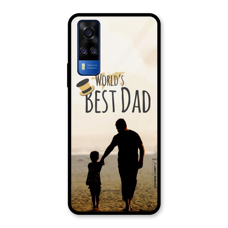 Worlds Best Dad Glass Back Case for Vivo Y31