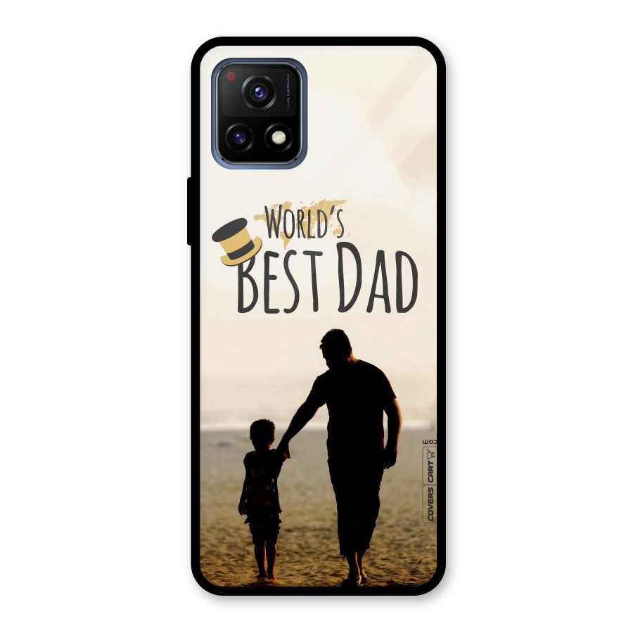 Worlds Best Dad Glass Back Case for Vivo Y72 5G