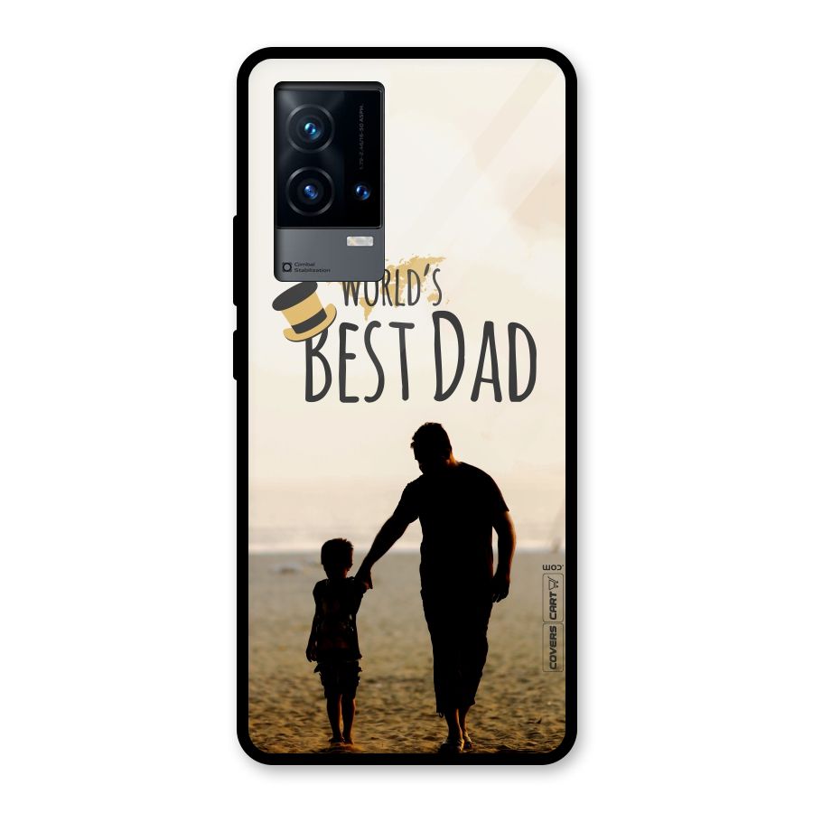 Worlds Best Dad Glass Back Case for iQOO 9 5G