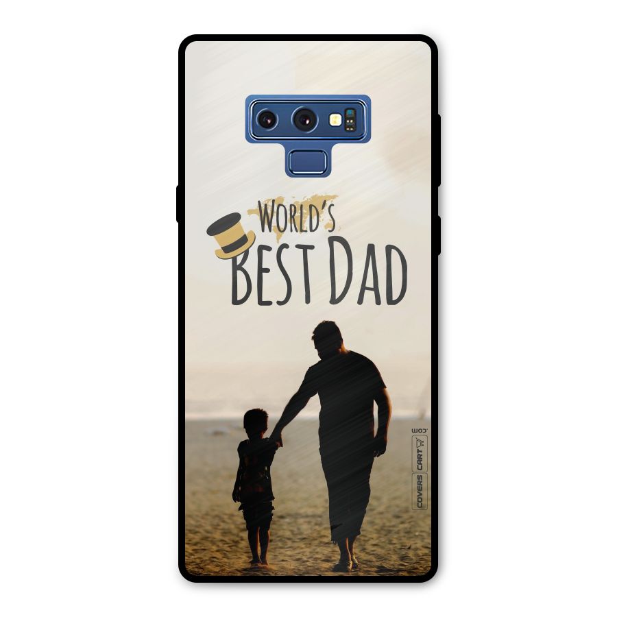 Worlds Best Dad Metal Back Case for Galaxy Note 9