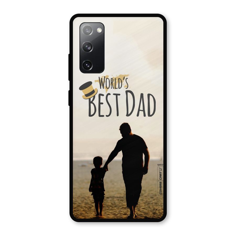 Worlds Best Dad Metal Back Case for Galaxy S20 FE 5G