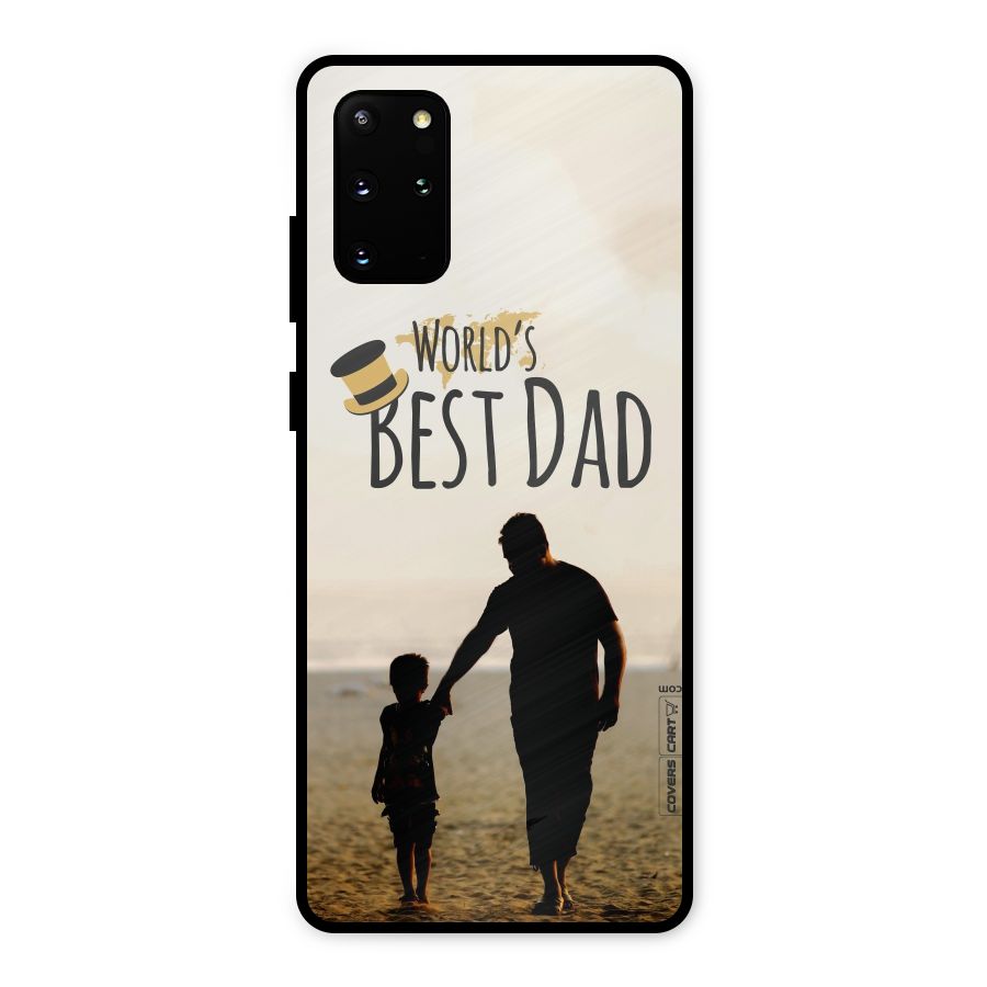 Worlds Best Dad Metal Back Case for Galaxy S20 Plus