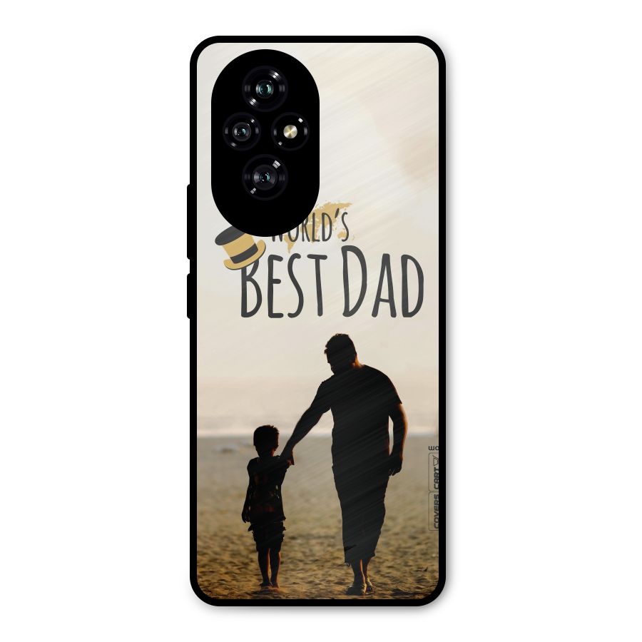 Worlds Best Dad Metal Back Case for Honor 200