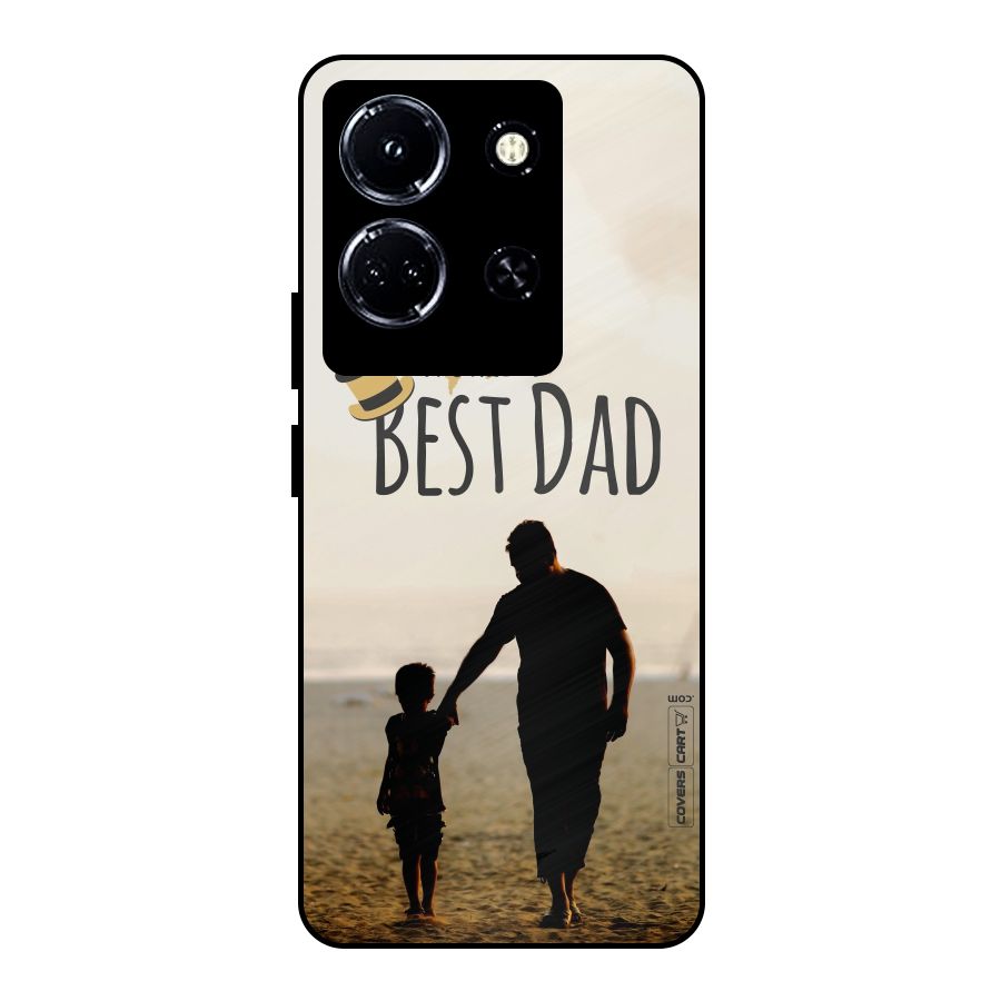 Worlds Best Dad Metal Back Case for Infinix Note 30 5G