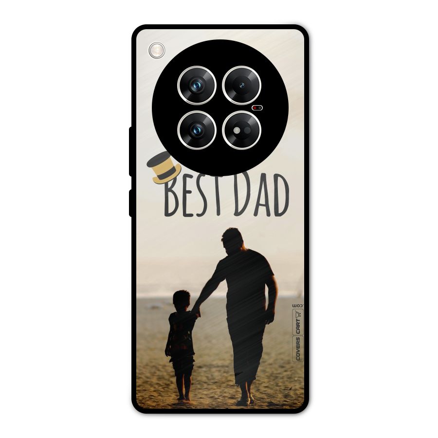 Worlds Best Dad Metal Back Case for Infinix Zero 40 5G
