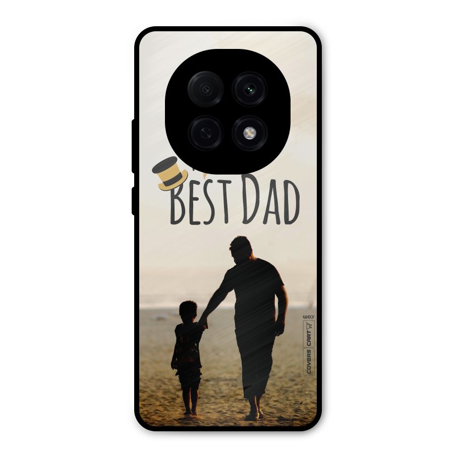 Worlds Best Dad Metal Back Case for Oppo F29 Pro