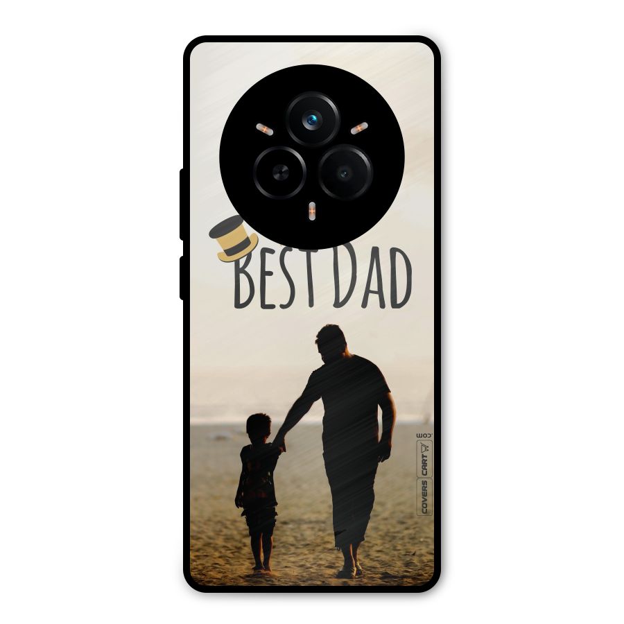 Worlds Best Dad Metal Back Case for Realme 14 Pro