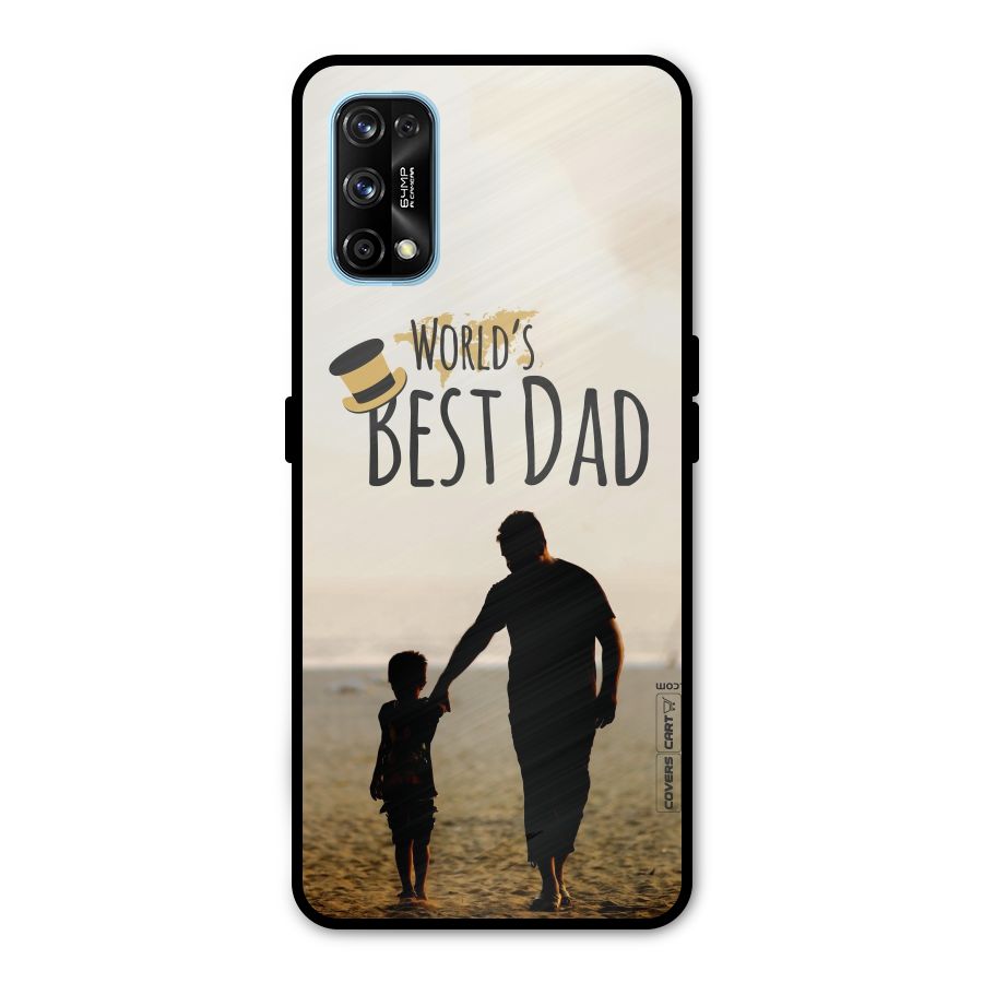 Worlds Best Dad Metal Back Case for Realme 7 Pro