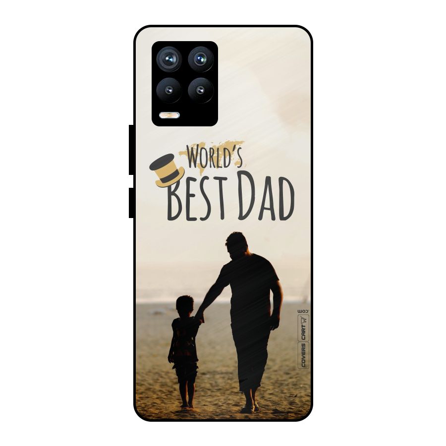 Worlds Best Dad Metal Back Case for Realme 8 Pro