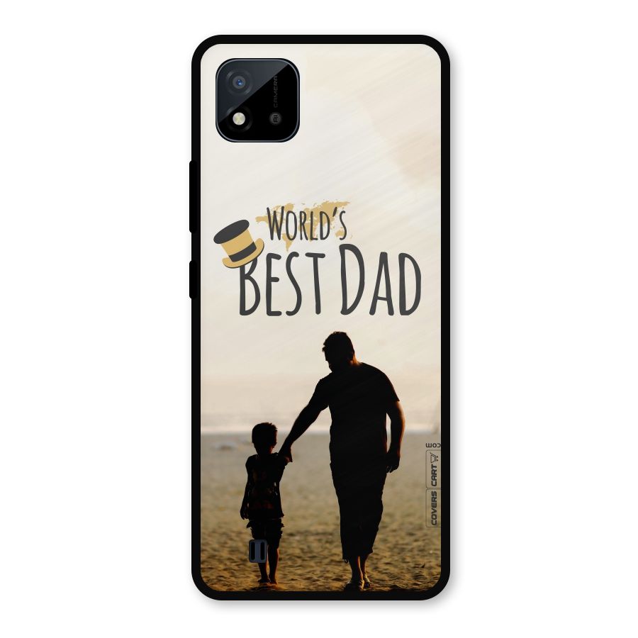 Worlds Best Dad Metal Back Case for Realme C11 2021