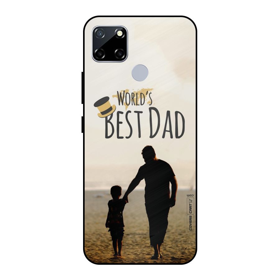 Worlds Best Dad Metal Back Case for Realme Narzo 20