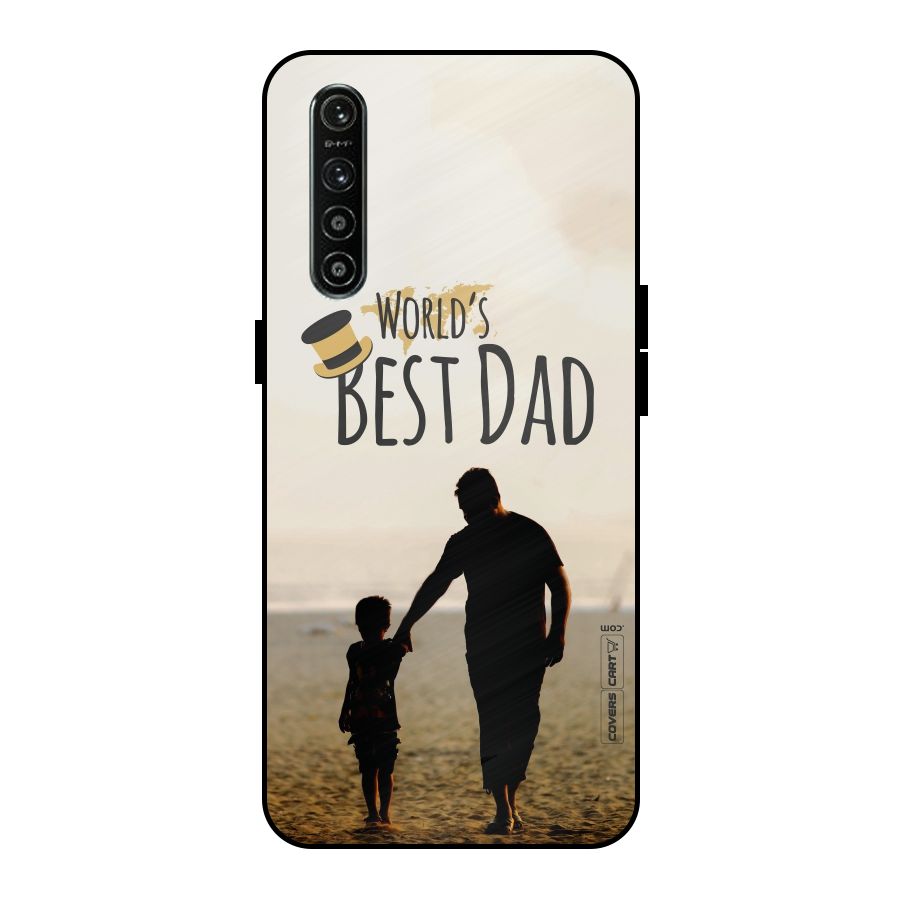Worlds Best Dad Metal Back Case for Realme XT