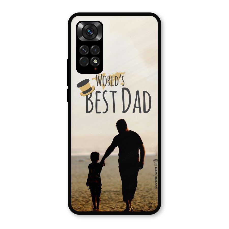 Worlds Best Dad Metal Back Case for Redmi Note 11s