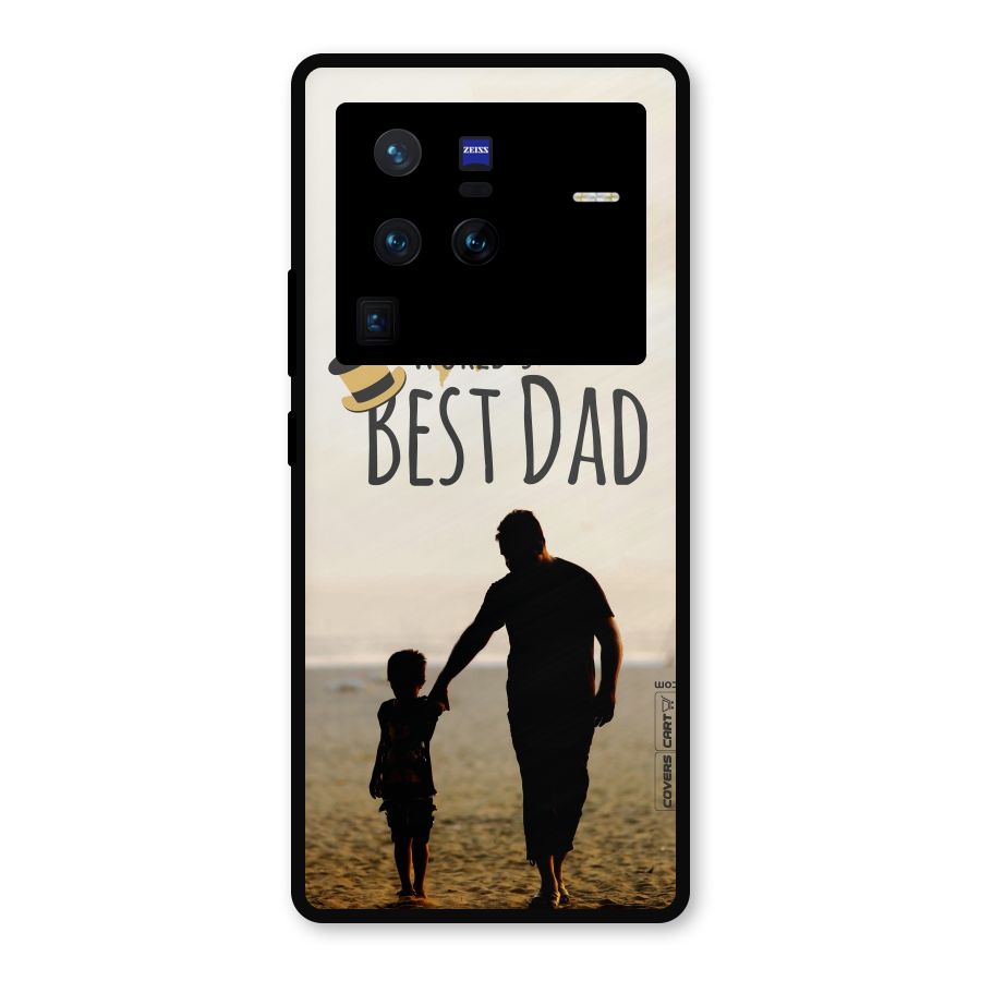 Worlds Best Dad Metal Back Case for Vivo X80 Pro