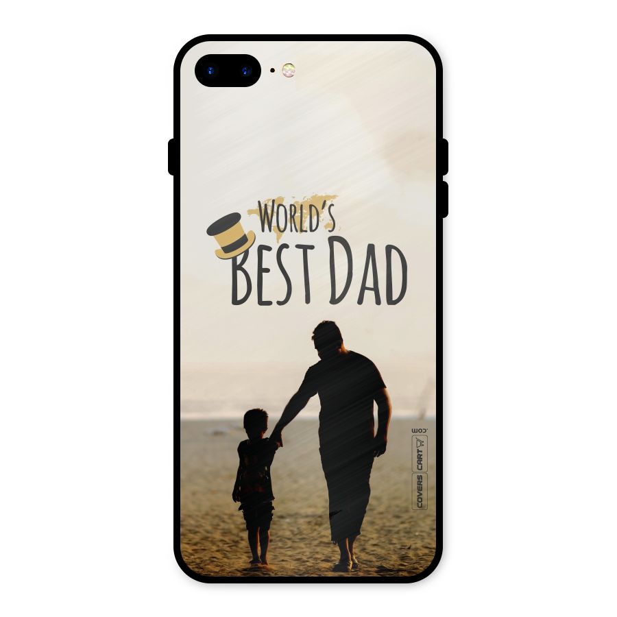Worlds Best Dad Metal Back Case for iPhone 7 Plus