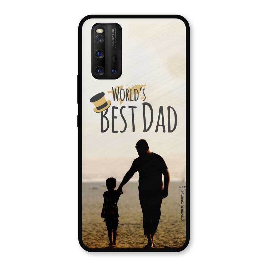 Worlds Best Dad Metal Back Case for iQOO 3