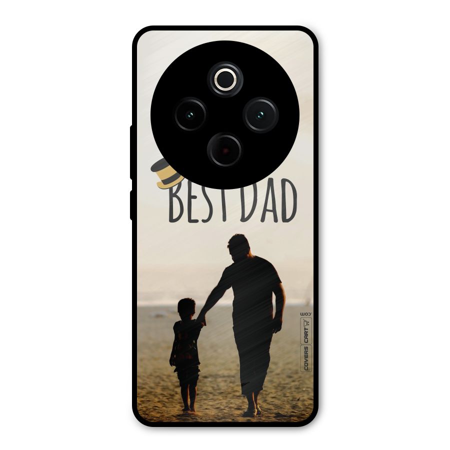 Worlds Best Dad Metal Back Case for iQOO Z10