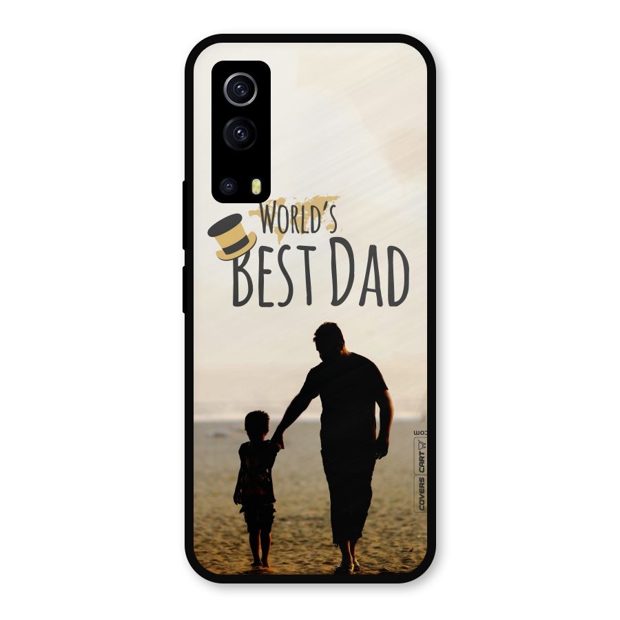 Worlds Best Dad Metal Back Case for iQOO Z3
