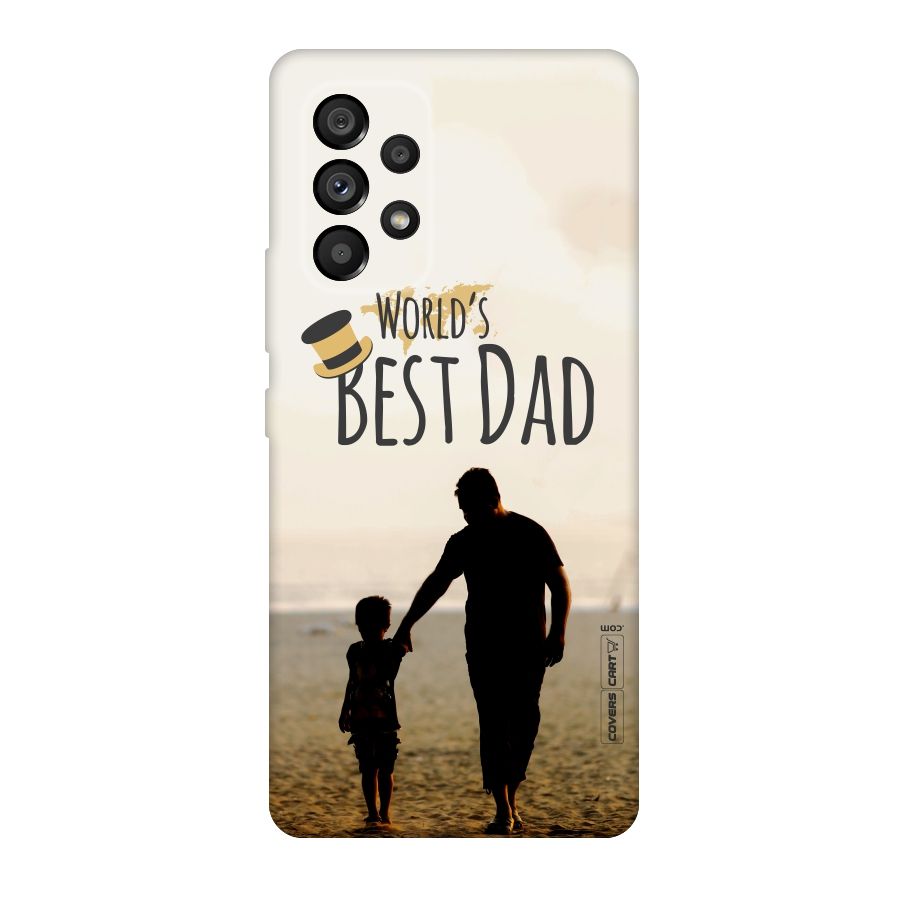 Worlds Best Dad Original Polycarbonate Back Case for Galaxy A53 5G