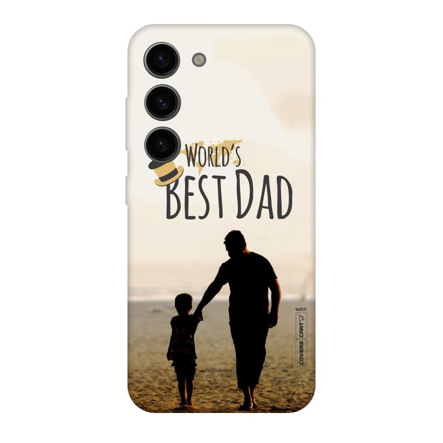 Worlds Best Dad Original Polycarbonate Back Case for Galaxy S23